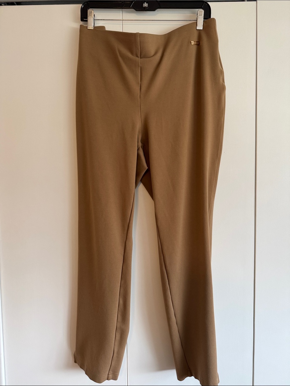 Rafaella Women's Camel Straight-Leg Knit Trousers